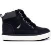 imageNautica Kids High Top Basketball Sneakers  ToddlerLittle Kid Fashion Boots Comfortable Athletic Walking Shoes for Boys and GirlsBlack Grey Ivorymurray