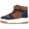 imageNautica Kids High Top Basketball Sneakers  ToddlerLittle Kid Fashion Boots Comfortable Athletic Walking Shoes for Boys and GirlsChestnut Navy