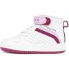 imageNautica Kids High Top Basketball Sneakers  ToddlerLittle Kid Fashion Boots Comfortable Athletic Walking Shoes for Boys and GirlsWhite Berry Pink