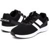 imageNautica Kids Running Sneakers  Comfortable Shoes for Boys and Girls  Sizes for Big ampamp Little Kids LaceUpBungee ManalapinBlack