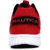 imageNautica Kids Running Sneakers  Comfortable Shoes for Boys and Girls  Sizes for Big ampamp Little Kids LaceUpBungee ManalapinRed Black