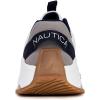 imageNautica Kids Running Sneakers  Comfortable Shoes for Boys and Girls  Sizes for Big ampamp Little Kids LaceUpBungee ManalapinWhite Grey Navywavy