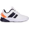 imageNautica Kids Running Sneakers  Comfortable Shoes for Boys and Girls  Sizes for Big ampamp Little Kids LaceUpBungee ManalapinWhite Midnight Orange