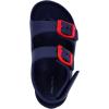 imageNautica Kids Toddler Open Toe Sandal 2 Buckle Straps EVA Comfort Slide Outdoor Back Strap Casual Sandals Float Boat Boy  GirlToddlerLittle KidNavy Red