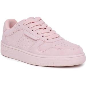 imageNautica Girls Fashion Shoe  LaceUp LowTop Tennis Sneakers for Big Kids Little Kids ampamp Toddlers Regular HeelPlatform SoleBlush Tonal