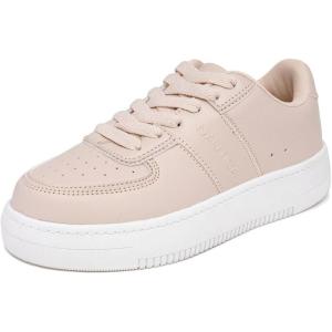 imageNautica Girls Fashion Shoe  LaceUp LowTop Tennis Sneakers for Big Kids Little Kids ampamp Toddlers Regular HeelPlatform SoleDark Bone