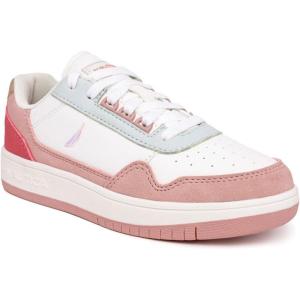 imageNautica Girls Fashion Shoe  LaceUp LowTop Tennis Sneakers for Big Kids Little Kids ampamp Toddlers Regular HeelPlatform SoleMauve Blue Gold