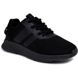 imageNautica Kids Running Sneakers  Comfortable Shoes for Boys and Girls  Sizes for Big ampamp Little Kids LaceUpBungee ManalapinBlack Monomanalapin