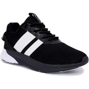 imageNautica Kids Running Sneakers  Comfortable Shoes for Boys and Girls  Sizes for Big ampamp Little Kids LaceUpBungee ManalapinBlack Whitemanalapin