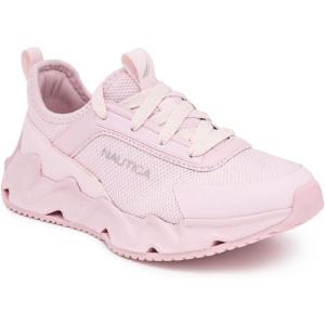 imageNautica Kids Running Sneakers  Comfortable Shoes for Boys and Girls  Sizes for Big ampamp Little Kids LaceUpBungee ManalapinPink Tonal