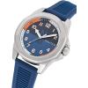 imageNautica Mens Blue Wheat PU Fiber Strap Watch Model NAPTBS401