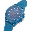 imageNautica Mens Light Blue Wheat PU Fiber Strap Watch Model NAPNOS4S1