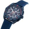 imageNautica Mens NAPTCS303 Tin Can Bay Blue Silicone Strap Watch