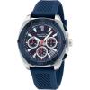 imageNautica Mens NAPTCS304 Tin Can Bay Recycled 85 Stainless Steel Bracelet ampamp Blue Silicone Strap Watch