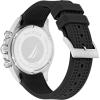 imageNautica Mens NAPWPS301 Westport Black Silicone Strap Watch