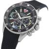 imageNautica Mens NAPWPS301 Westport Black Silicone Strap Watch