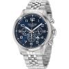 imageNautica Mens Stainless Steel Bracelet ampamp Blue Rubber Strap Watch Model NAPBOS406