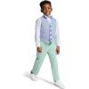 imageNautica boys 4 piece Formal Suit Set Vest Pants Collared Dress Shirt and TieAcademy Blue