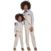 imageNautica boys 4 piece Formal Suit Set Vest Pants Collared Dress Shirt and TieSilver Birch