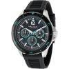imageNautica Mens Black Wheat PU Fiber Strap Watch Model NAPWRS403