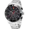 imageNautica Mens NAPNOS306 One Recycled 85 Stainless Steel Bracelet ampamp Black Silicone Strap Watch