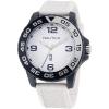 imageNautica N83 Mens NAPFWS301 Finn World White Wheat PU Fiber Strap Watch