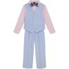 imageNautica boys 4 piece Formal Suit Set Vest Pants Collared Dress Shirt and TieIce Bay