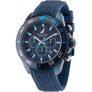 imageNautica Mens NAPNOS303 One Blue Silicone Strap Watch