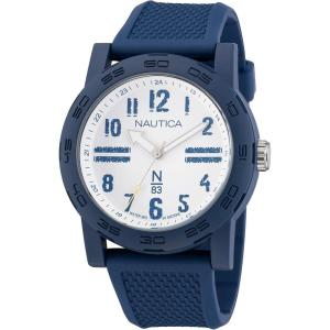 imageNautica N83 Mens NAPATS301 Ayia Triada Blue Wheat PU Fiber Strap Watch