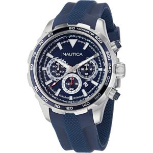 imageNautica NST Blue Silicone Strap Watch Model NAPNSAS33