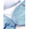 imageNautica Baby Boys 4Piece Suit Set with Dress Shirt Vest Pants and TieWave Runner