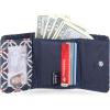 imageNautica Rowers End Small Wallet for Women RFID Blocking Slim Credit Card Holder with Zipper Coin Pocket Bifold Compact Wallet with ID Window in AmericanaAmericana