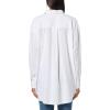 imageNautica Womens Linen Blend Long Sleeve Button Through ShirtBright White