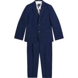 imageNautica Boys 4Piece Tuxedo Set with Dress Shirt Bow Tie Jacket and PantsBright Blue