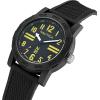 imageNautica N83 Mens NAPATS303 Ayia Triada Black Wheat PU Fiber Strap Watch