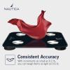 imageNautica Body Tracker Digital Bathroom Scale BluetoothEnabled Smart Scale with BMI Body Fat Muscle Mass Tracking ampamp More Syncs with Smartphone App for Body Composition Tracking 396 LbsNavy Red