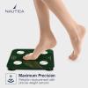 imageNautica Body Tracker Digital Bathroom Scale BluetoothEnabled Smart Scale with BMI Body Fat Muscle Mass Tracking ampamp More Syncs with Smartphone App for Body Composition Tracking 396 LbsAqua Stone