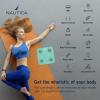 imageNautica Body Tracker Digital Bathroom Scale BluetoothEnabled Smart Scale with BMI Body Fat Muscle Mass Tracking ampamp More Syncs with Smartphone App for Body Composition Tracking 396 LbsAqua Stone