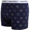 imageNautica Boys Boxer Briefs  36 Pack Comfort Stretch Cotton Kids Underwear Boxers for Boys with Contour Pouch Sizes 618Logo FlagsHeather GreyGreen6pk