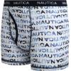 imageNautica Boys Boxer Briefs  36 Pack Comfort Stretch Cotton Kids Underwear Boxers for Boys with Contour Pouch Sizes 618Navy PrintGreyNavy3pk