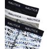 imageNautica Boys Boxer Briefs  36 Pack Comfort Stretch Cotton Kids Underwear Boxers for Boys with Contour Pouch Sizes 618Navy PrintGreyNavy3pk