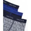 imageNautica Boys Stretch Performance Boxer Briefs 36 Pack  Breathable Underwear for Boys 618White LogoNocturnal NavyCobalt3pk