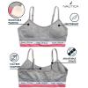 imageNautica Girls Training Bra  3 Pack6 Pack Seamless Cami Bralette  Bra for Girls Removable Pads SXLWhitePinkLight Heather Grey  6pk