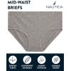 imageNautica Girls Underwear Briefs  10 Pack Comfort Stretch MidWaist Breathable Cotton Underwear Panties for Girls 412PinkGreyWhiteHeather Grey