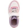 imageNautica Kids Girls Sneakers with Adjustable Strap and Bungee Straps  Comfortable Casual Shoes ToddlerLittle KidCoral Pink