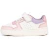 imageNautica Kids Girls Sneakers with Adjustable Strap and Bungee Straps  Comfortable Casual Shoes ToddlerLittle KidCoral Pink