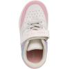 imageNautica Kids Girls Sneakers with Adjustable Strap and Bungee Straps  Comfortable Casual Shoes ToddlerLittle KidWhite Pastelgrosvenor