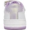 imageNautica Kids Girls Sneakers with Adjustable Strap and Bungee Straps  Comfortable Casual Shoes ToddlerLittle KidWhite Pink Purple