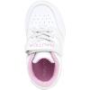 imageNautica Kids Girls Sneakers with Adjustable Strap and Bungee Straps  Comfortable Casual Shoes ToddlerLittle KidWhite Pinkgrosvenor