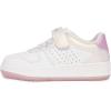 imageNautica Kids Girls Sneakers with Adjustable Strap and Bungee Straps  Comfortable Casual Shoes ToddlerLittle KidWhite Pinkstafford